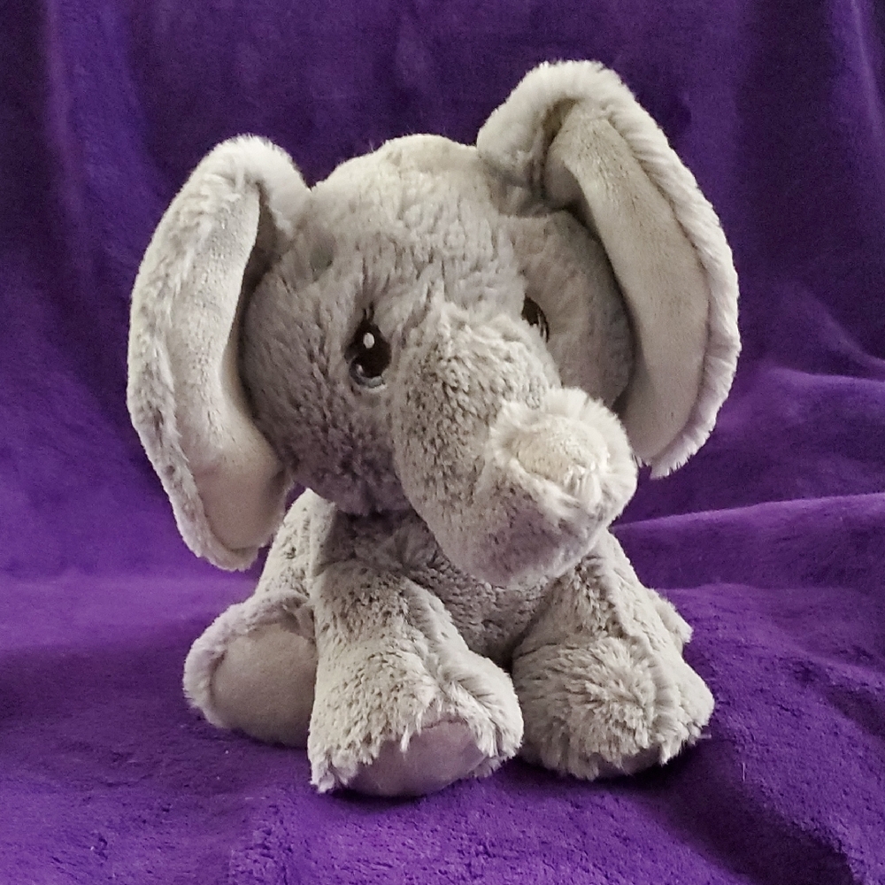 Precious Moments Gray Elephant Plush Toy